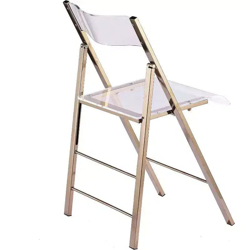 InterSpaceLiving Kasper Flex Sedie Pieghevoli di Lusso Moderne in Acrilico Lucite PK