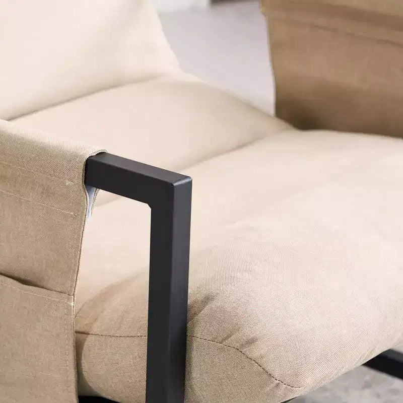 Poltrona imbottita con struttura in metallo stile moderno FERPIT