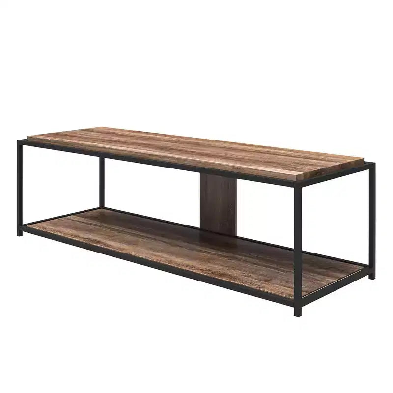 RealRooms Mobile TV Fayette per TV fino a 65 pollici, Rovere Anticato