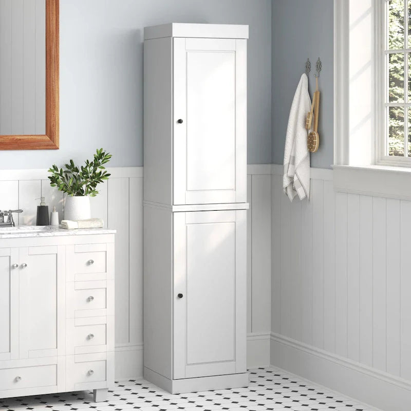 Mobiletto da bagno 16,5" in legno massello al 100% con ante opzionali di Palace Imports