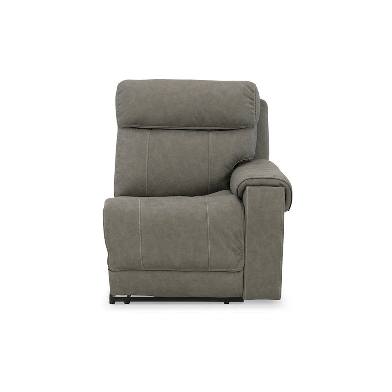 Divano sezionale reclinabile a sette posti Starbot Gray di Signature Design by Ashley - 112W x 112D x 42H