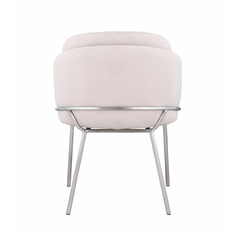 Sedia da pranzo Somette Lacey con schienale curvo, set da 2