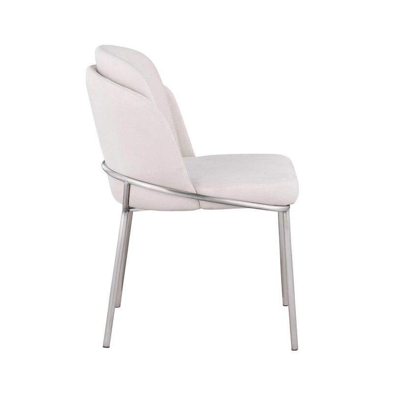 Sedia da pranzo Somette Lacey con schienale curvo, set da 2
