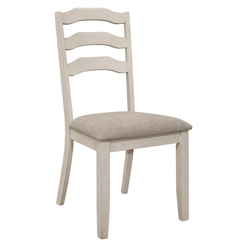 Set tavolo da pranzo 7 pezzi Seaside Nutmeg e Rustic Cream