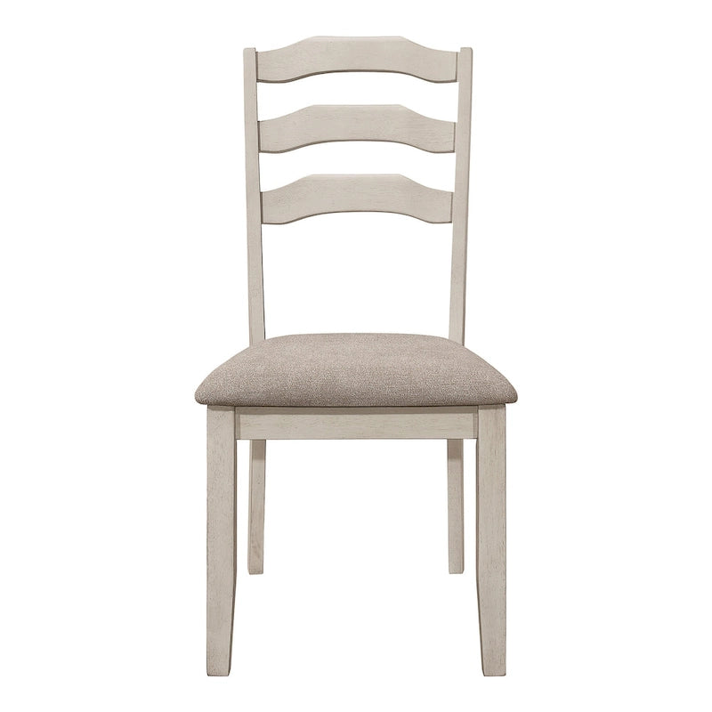 Set tavolo da pranzo 7 pezzi Seaside Nutmeg e Rustic Cream