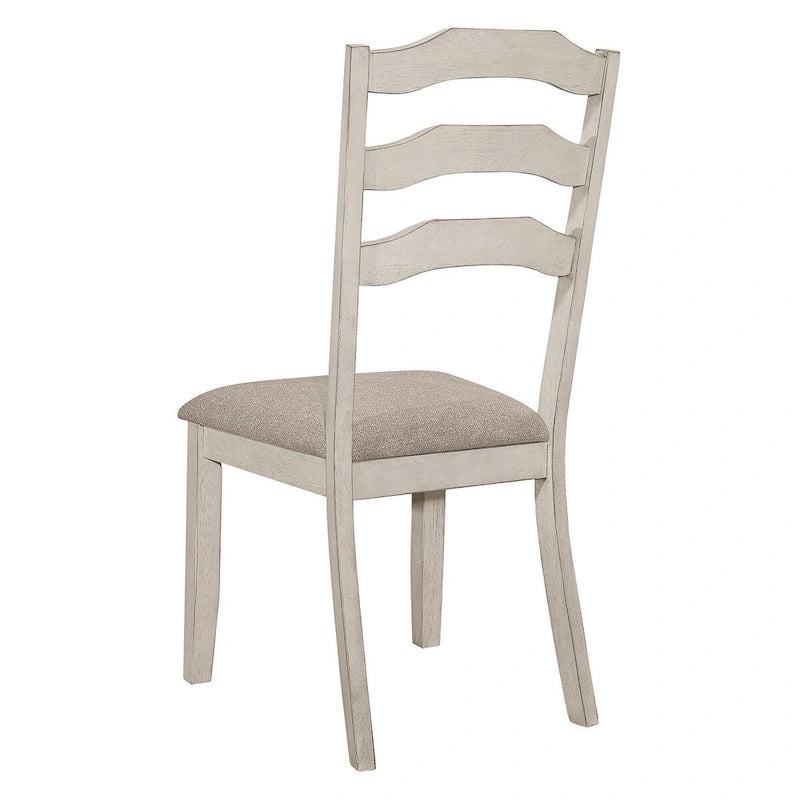 Set tavolo da pranzo 7 pezzi Seaside Nutmeg e Rustic Cream