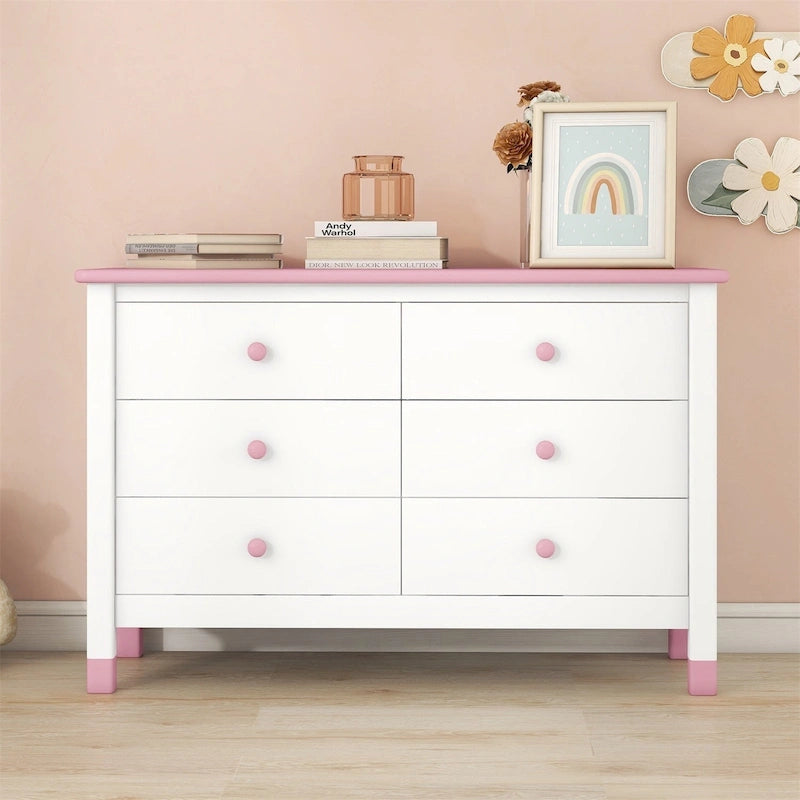 Cassettiera in Legno Merax con 6 Cassetti