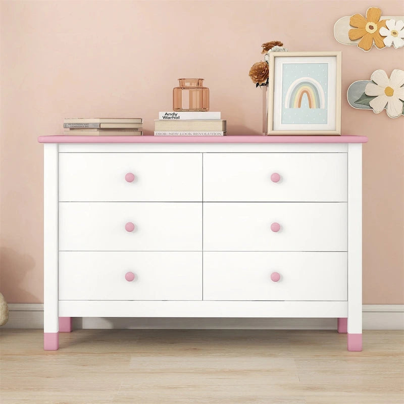 Cassettiera in Legno Merax con 6 Cassetti