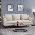 Divano contemporaneo a 3 posti in tessuto Elliston con cuscini decorativi di Christopher Knight Home
