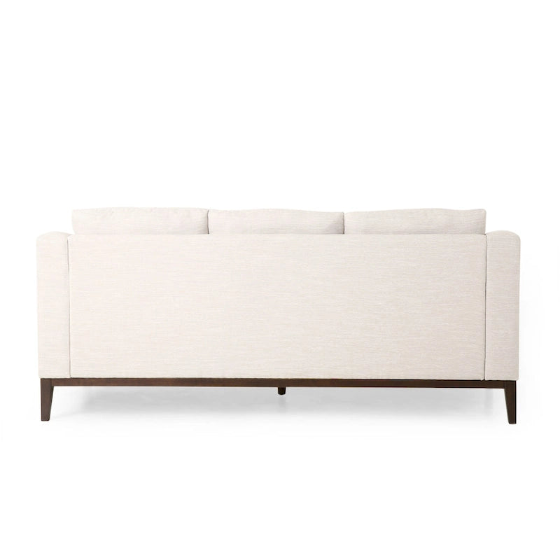 Divano contemporaneo a 3 posti in tessuto Elliston con cuscini decorativi di Christopher Knight Home