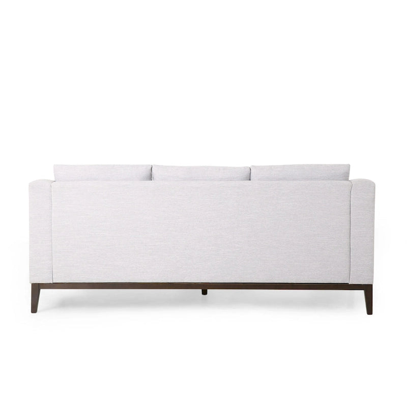 Divano contemporaneo a 3 posti in tessuto Elliston con cuscini decorativi di Christopher Knight Home