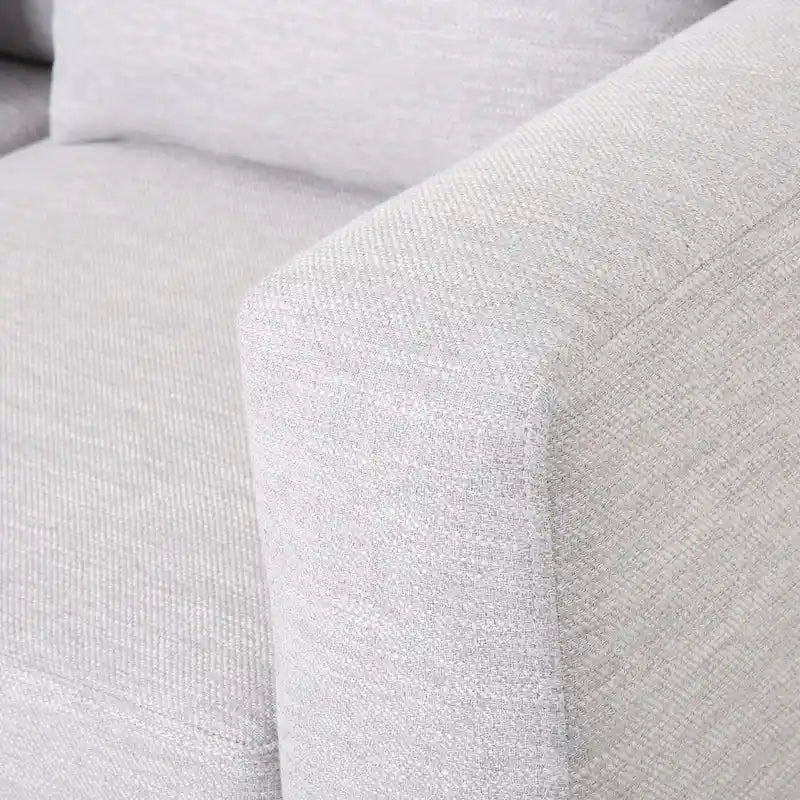Divano contemporaneo a 3 posti in tessuto Elliston con cuscini decorativi di Christopher Knight Home