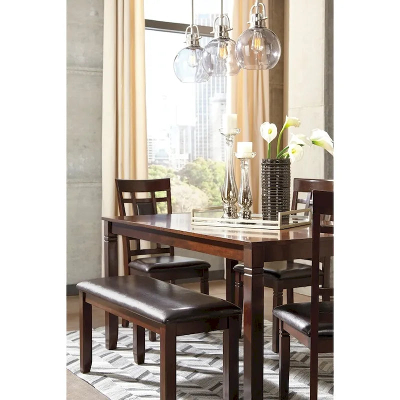 Set da tavolo da pranzo Bennox Brown 6 pezzi