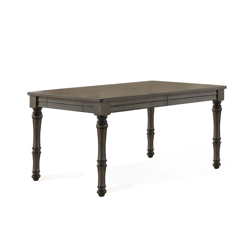 Tavolo da pranzo in legno Steve Silver Lockwood da 80 pollici - Grigio