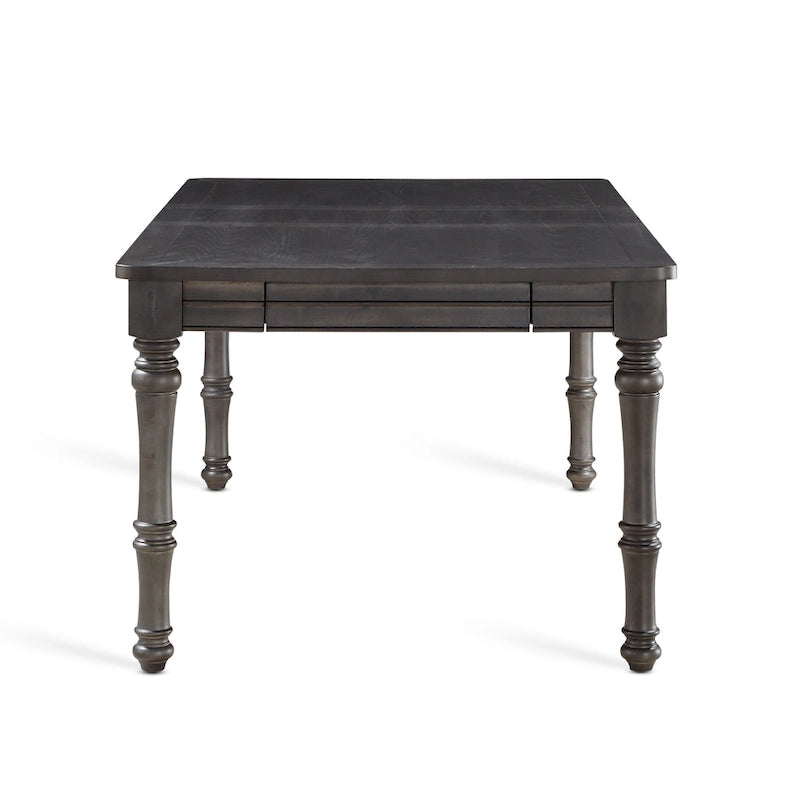 Tavolo da pranzo in legno Steve Silver Lockwood da 80 pollici - Grigio