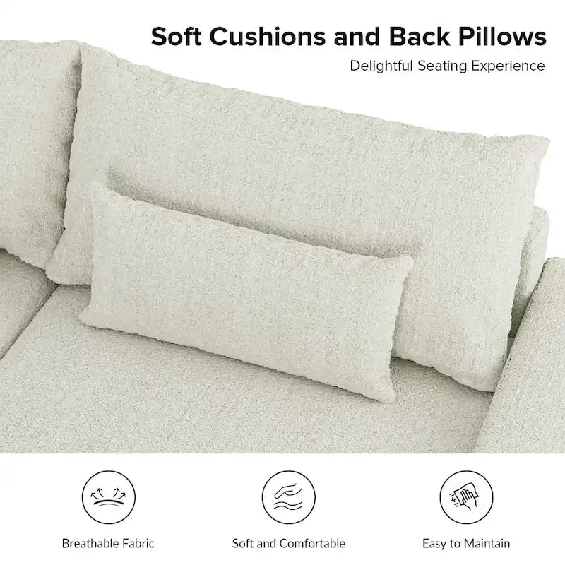 Divano Conradus Modren Oversize 57 con bracciolo quadrato profondo di HULALA HOME