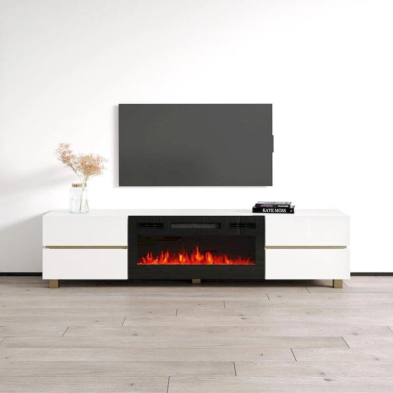 Mobile TV caminetto Bono 01 BL-EF