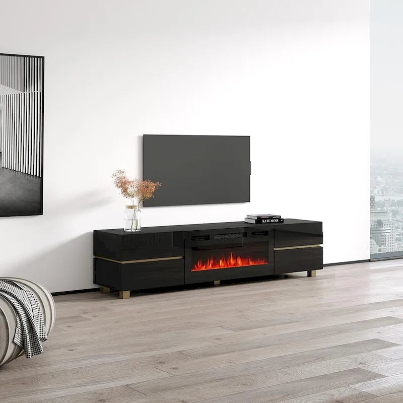 Mobile TV caminetto Bono 01 BL-EF