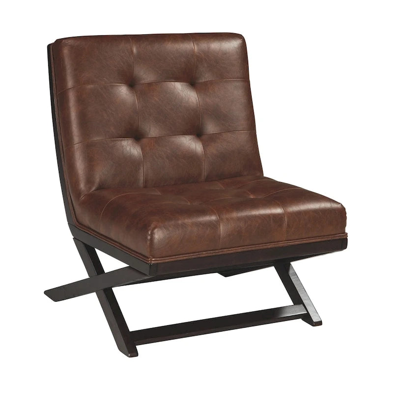 Poltrona accent Sidewinder casual in similpelle
