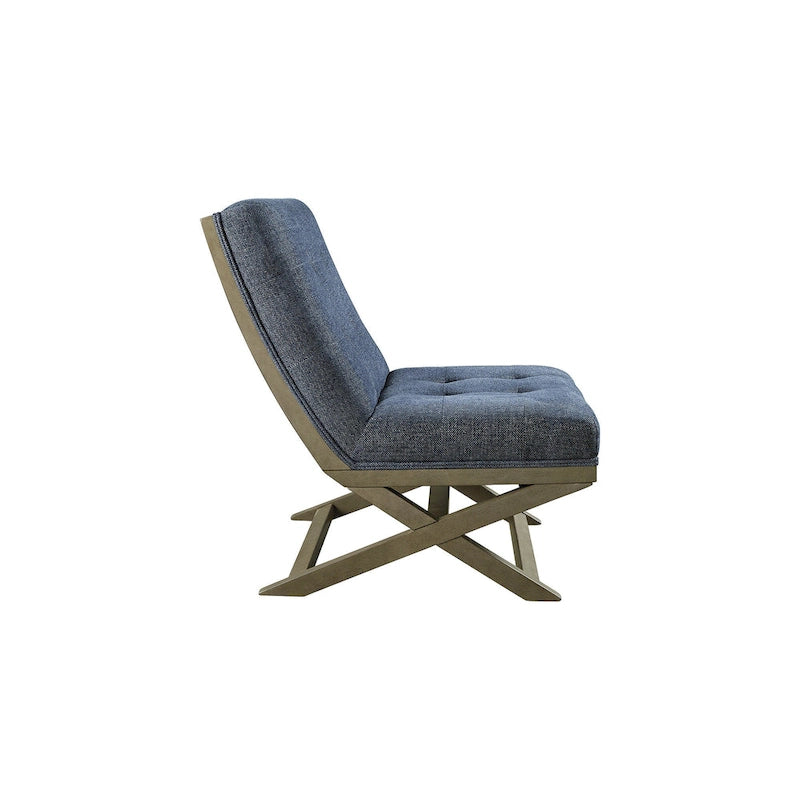 Poltrona accent Sidewinder casual in similpelle