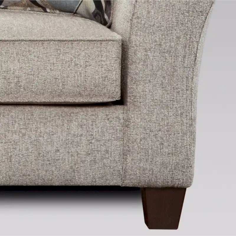 Divanetto Roundhill Furniture Camero in Tessuto con Cuscini sullo Schienale