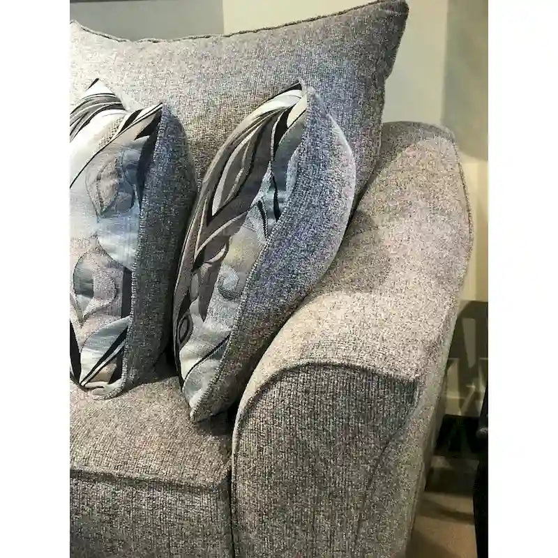 Divanetto Roundhill Furniture Camero in Tessuto con Cuscini sullo Schienale