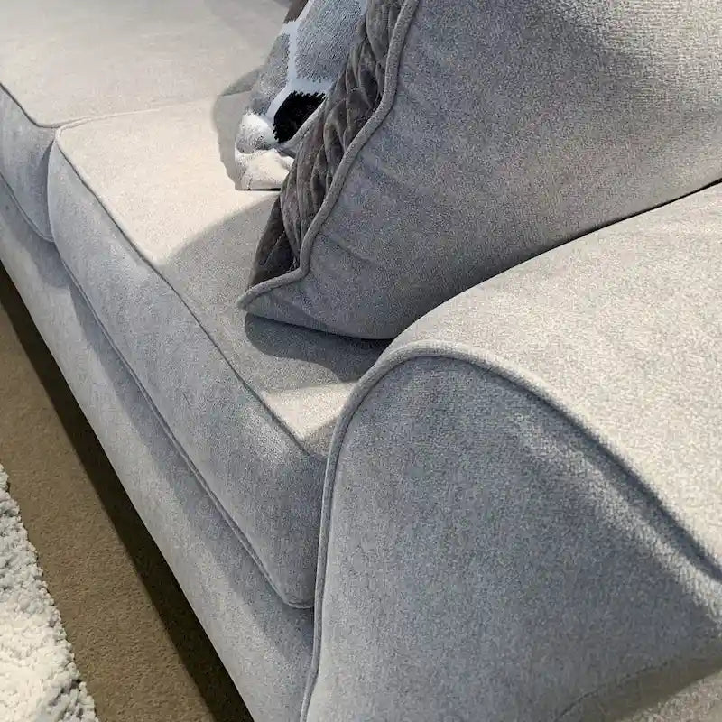 Divanetto Roundhill Furniture Camero in Tessuto con Cuscini sullo Schienale