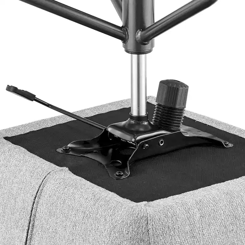 Fabric Swivel Office Arm Chair with Caster Wheels