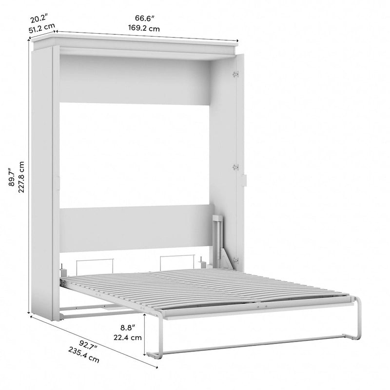Letto a scomparsa Orion 67W Queen di Bestar