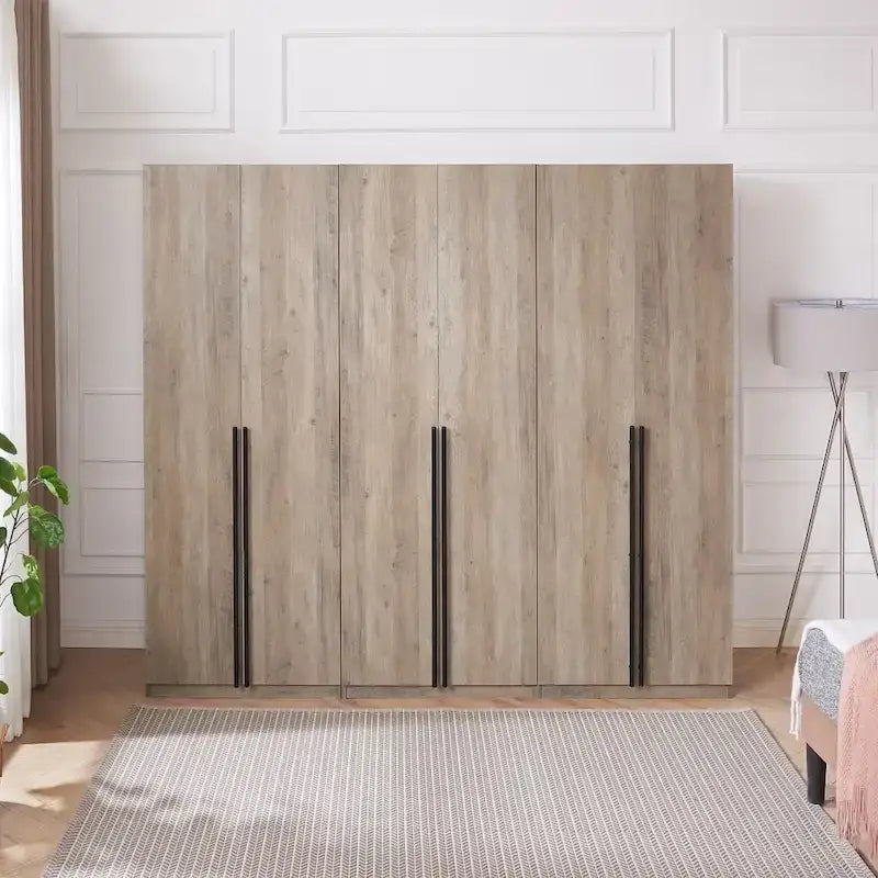 Manhattan Comfort Lee Armadio Guardaroba a 3 Moduli Indipendenti Moderno