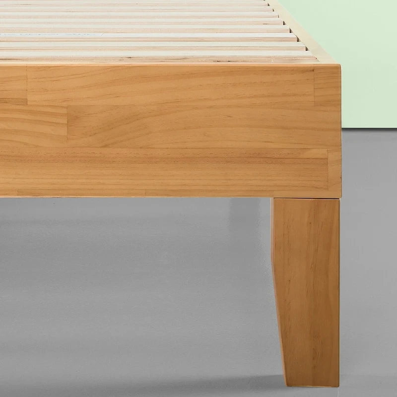 Priage by Zinus Deluxe Letto a piattaforma in legno massello di pino da 14 pollici