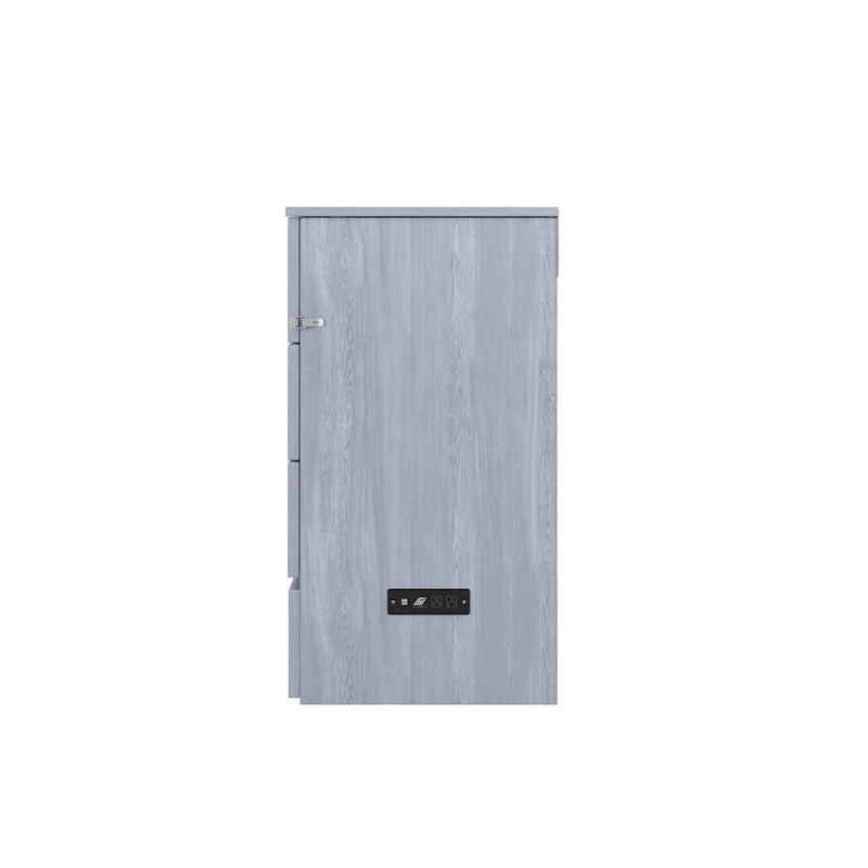 Letto a scomparsa Queen Northfield con materasso in Driftwood