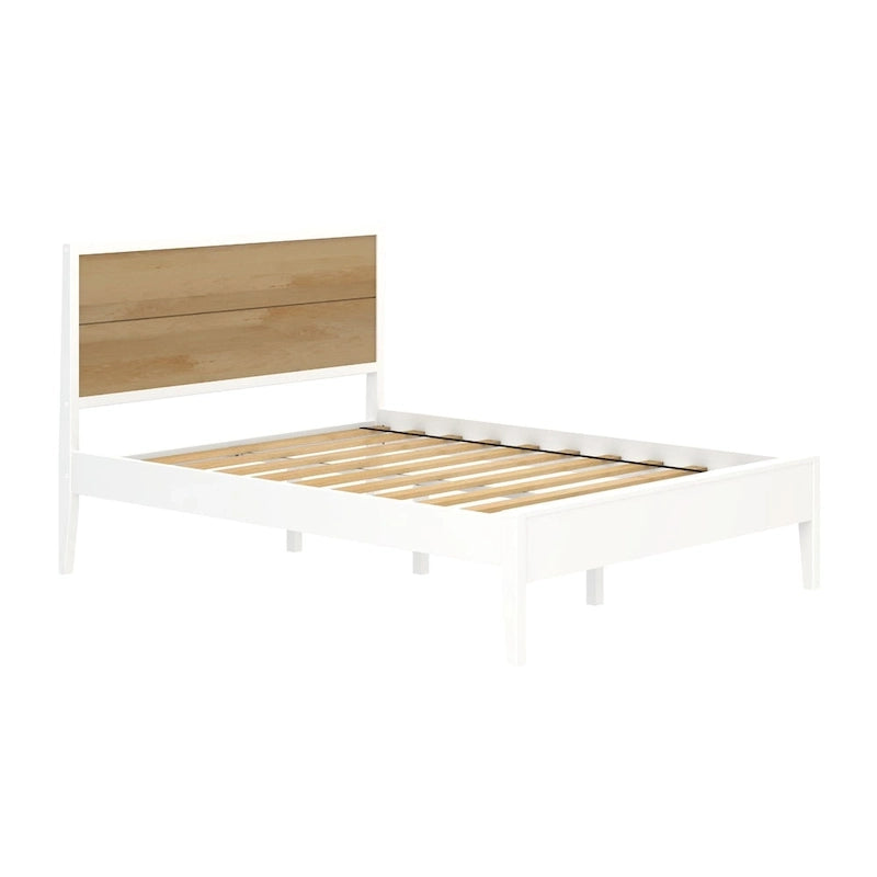 Set camera da letto matrimoniale a 3 pezzi Plank and Beam con 2 comodini