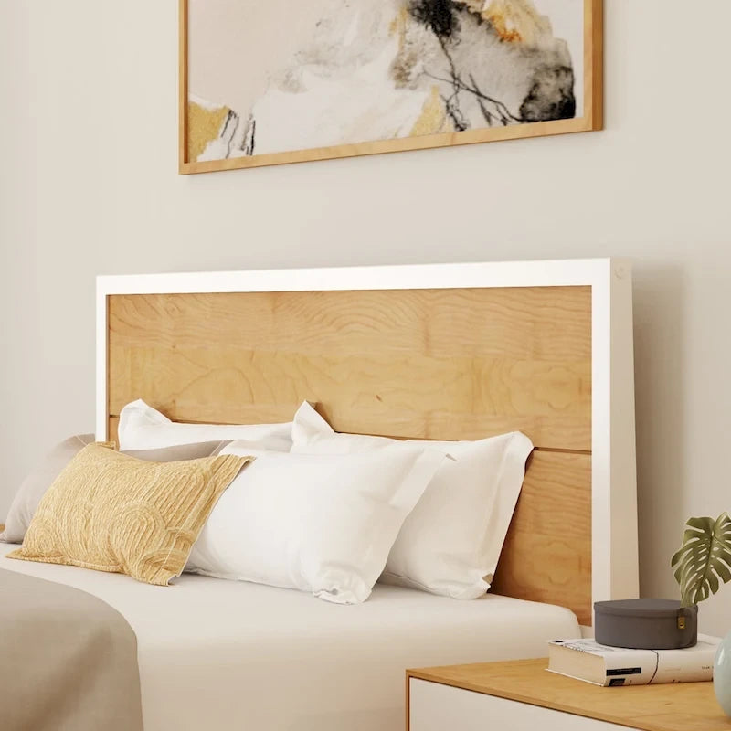 Set camera da letto matrimoniale a 3 pezzi Plank and Beam con 2 comodini