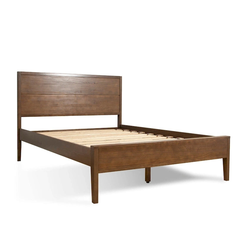 Set camera da letto matrimoniale a 3 pezzi Plank and Beam con 2 comodini