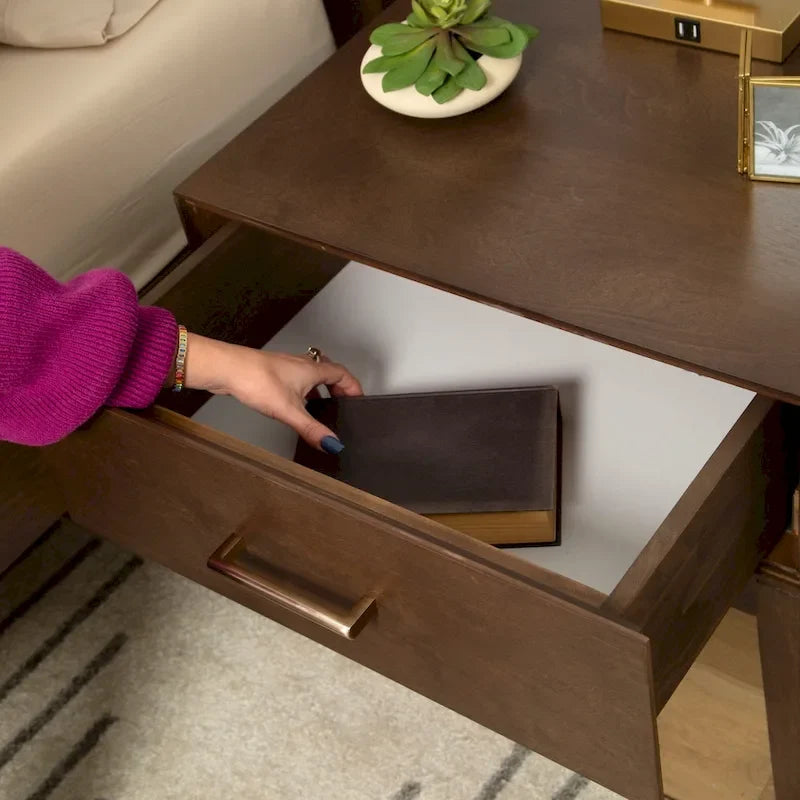 Set camera da letto matrimoniale a 3 pezzi Plank and Beam con 2 comodini