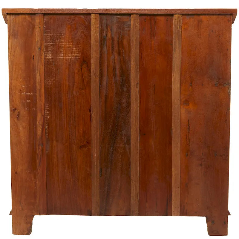 Armadietto fatto a mano in legno marrone