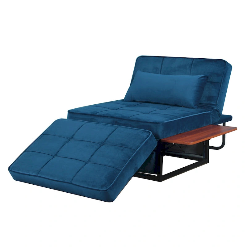 Poggiapiedi/futon convertibile assemblato Hattie di Furniture of America