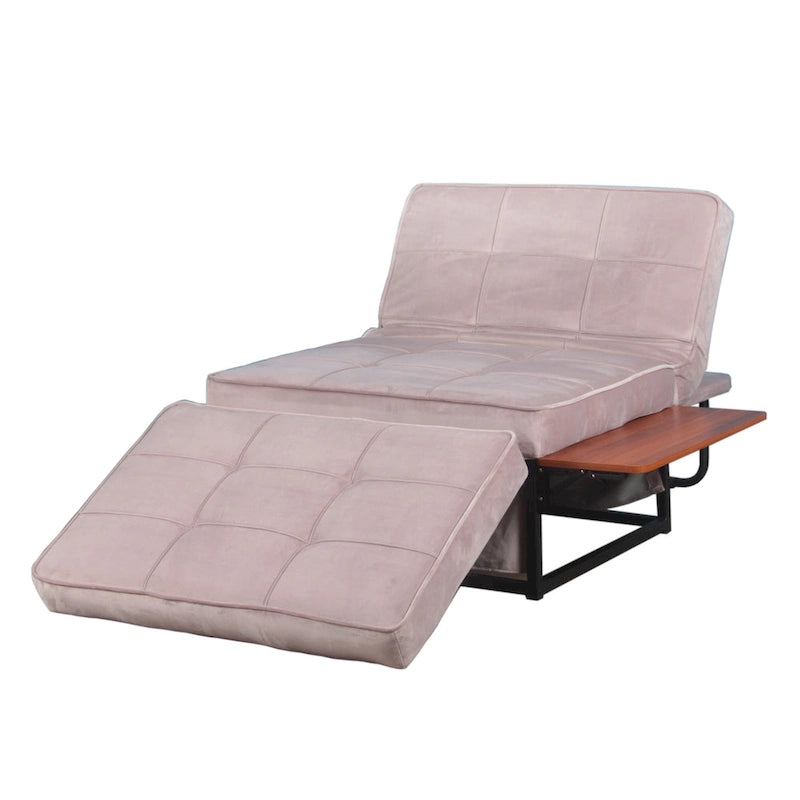 Poggiapiedi/futon convertibile assemblato Hattie di Furniture of America