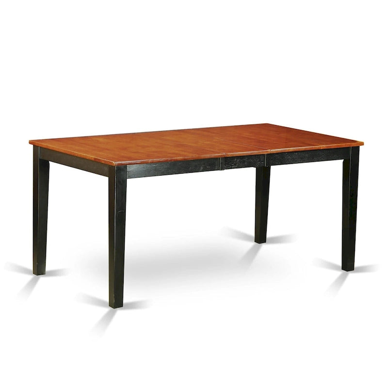 Set di Tavoli East West Furniture Composto da un Tavolo da Pranzo Rettangolare con Foglia a Farfalla e Sedie da Pranzo (Opzioni Tipo di Seduta della Sedia)