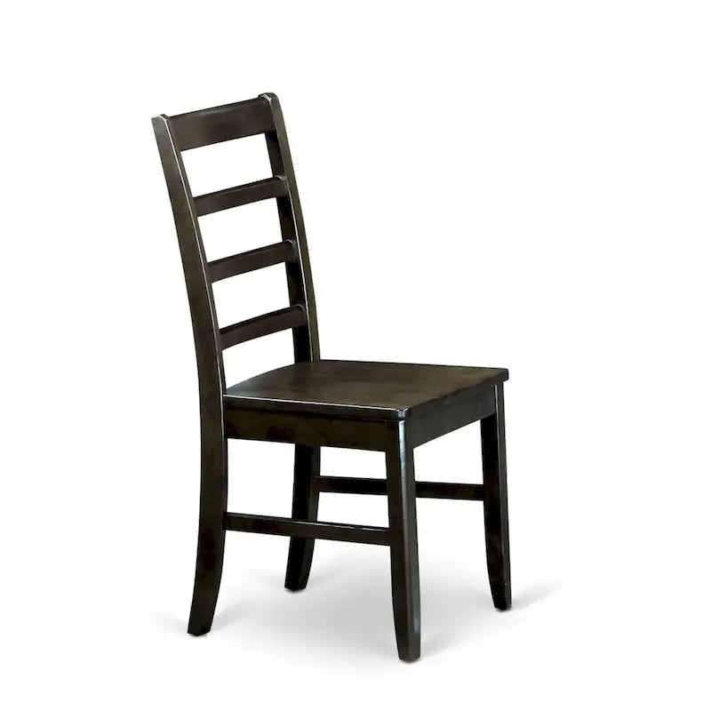 Set di Tavoli East West Furniture Composto da un Tavolo da Pranzo Rettangolare con Foglia a Farfalla e Sedie da Pranzo (Opzioni Tipo di Seduta della Sedia)