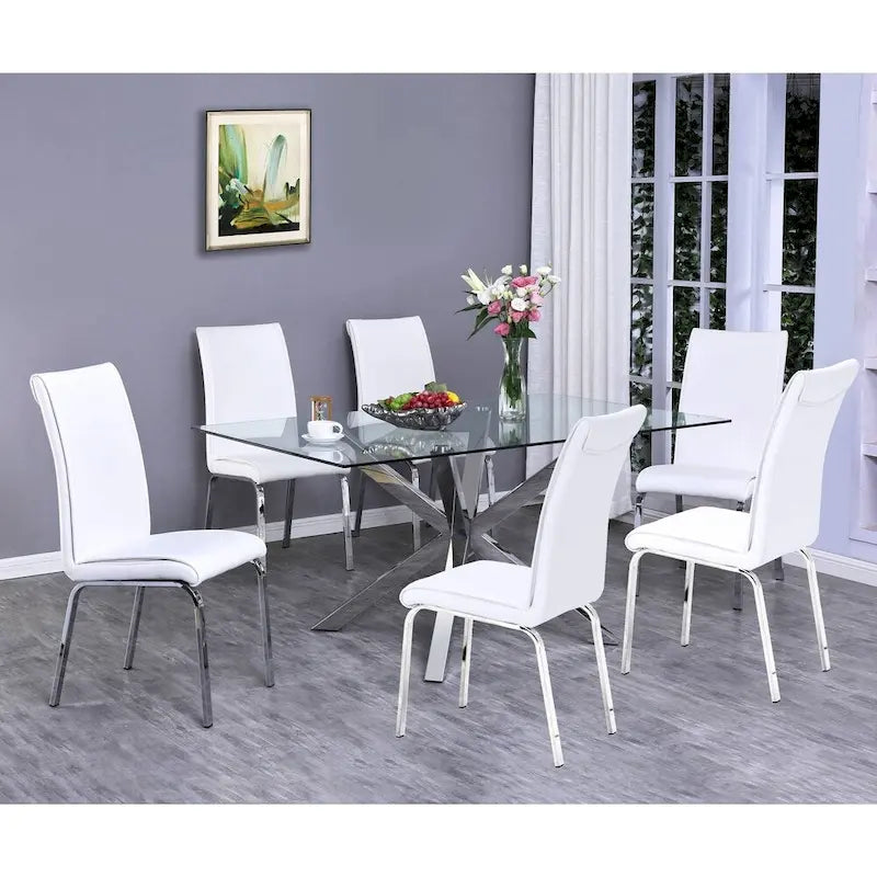 Set da pranzo da 7 pezzi Best Quality Furniture
