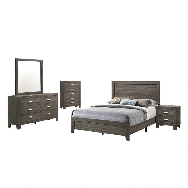 Mobili Best Quality Anastasia 4 pezzi camera da letto con cassettiera aggiuntiva