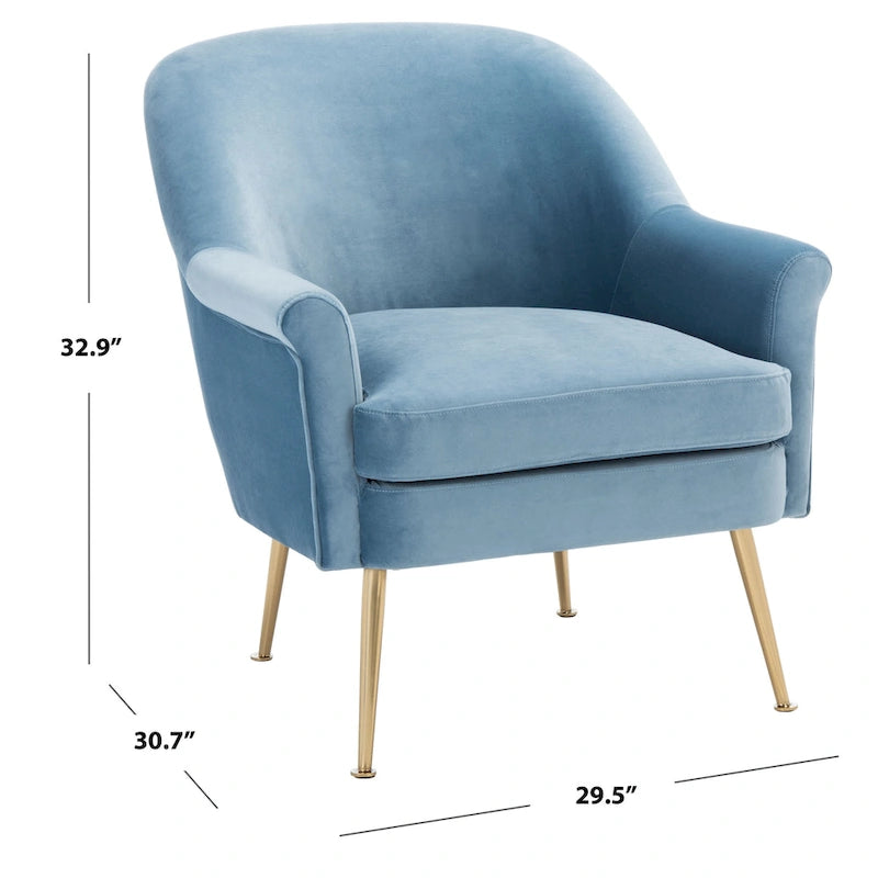 SAFAVIEH Edina Poltrona - 29,5 L x 30,7 P x 32,9 A - 30Lx31Px33A