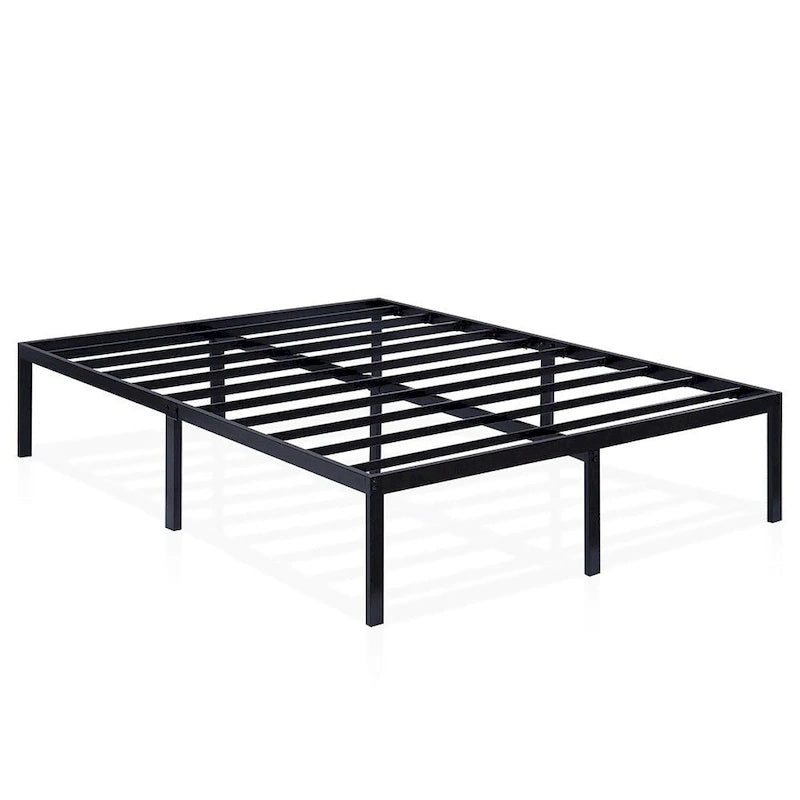 Letto a piattaforma matrimoniale in metallo resistente, altezza 40 cm