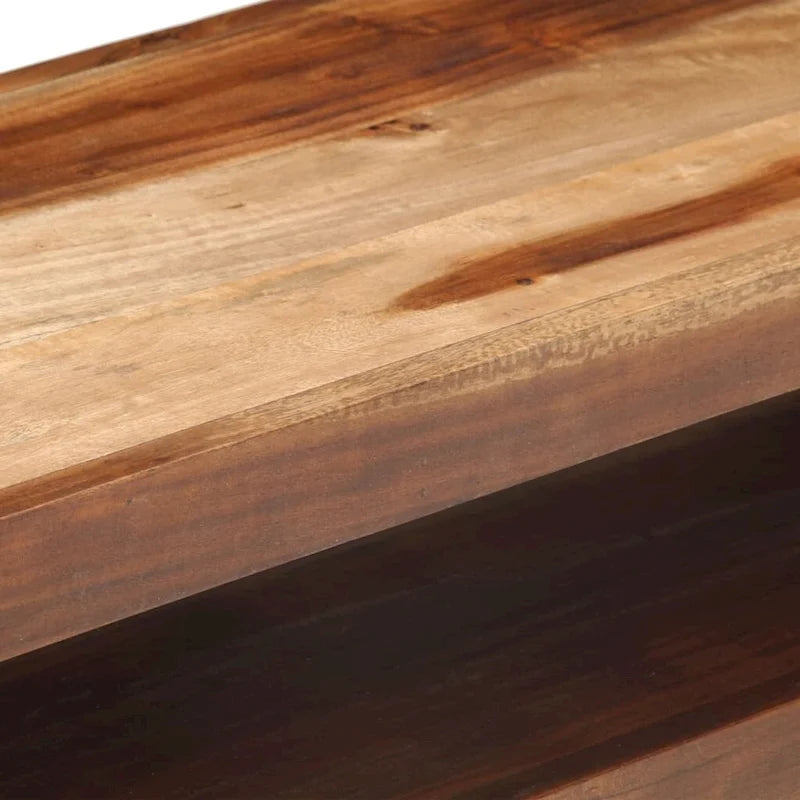 vidaXL Mobile Porta TV 120x30x40 cm in Legno Massello con Finitura