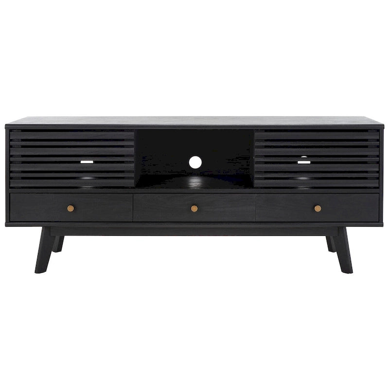 SAFAVIEH Ciera Mobile TV a 3 cassetti (TV a schermo piatto da 65") - 58.7 In. x 15.2 In. x 23.9 In. - 59Wx15Dx24H