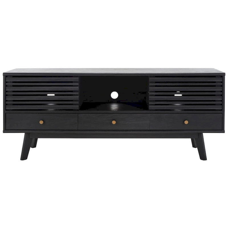 SAFAVIEH Ciera Mobile TV a 3 cassetti (TV a schermo piatto da 65") - 58.7 In. x 15.2 In. x 23.9 In. - 59Wx15Dx24H