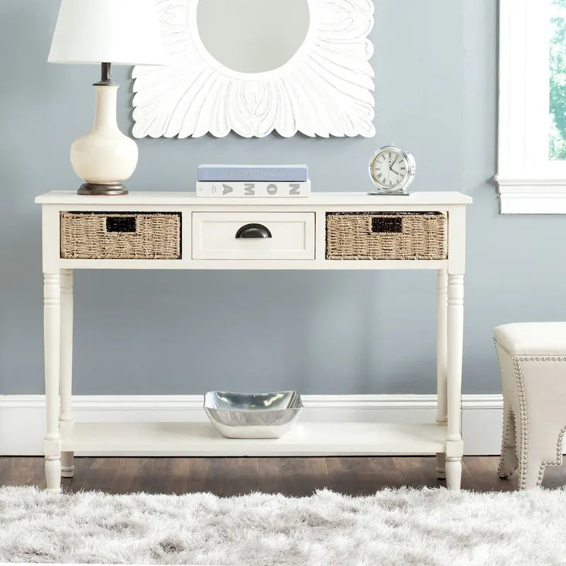 SAFAVIEH Edyth Console grigia - 44,5 x 13,4 x 31,5 - 45Wx13Dx32H