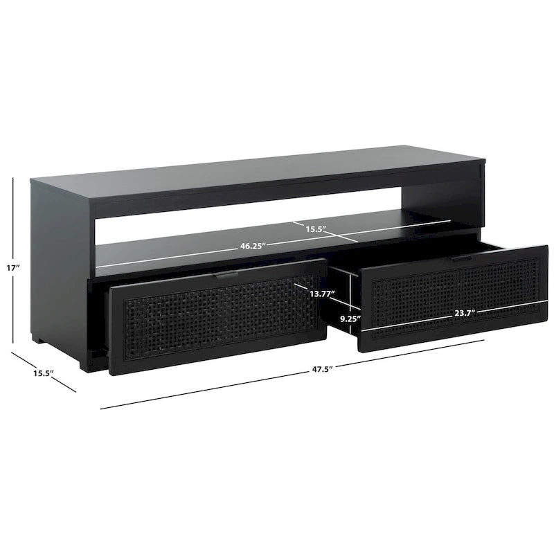 SAFAVIEH Kaitlyn Mobile TV 2 cassetti 1 ripiano (adatto a TV a schermo piatto fino a 55") - 48Lx16Px17A
